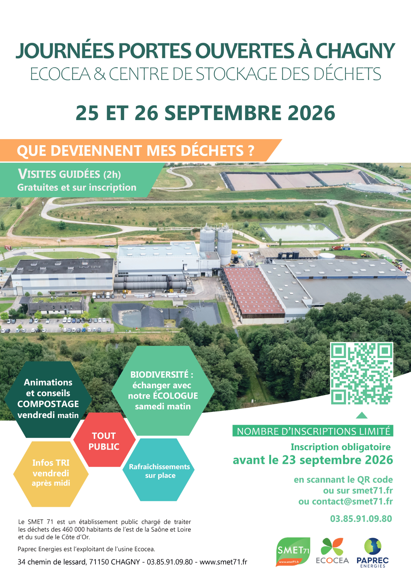 affiche journées portes ouvertes SMET71